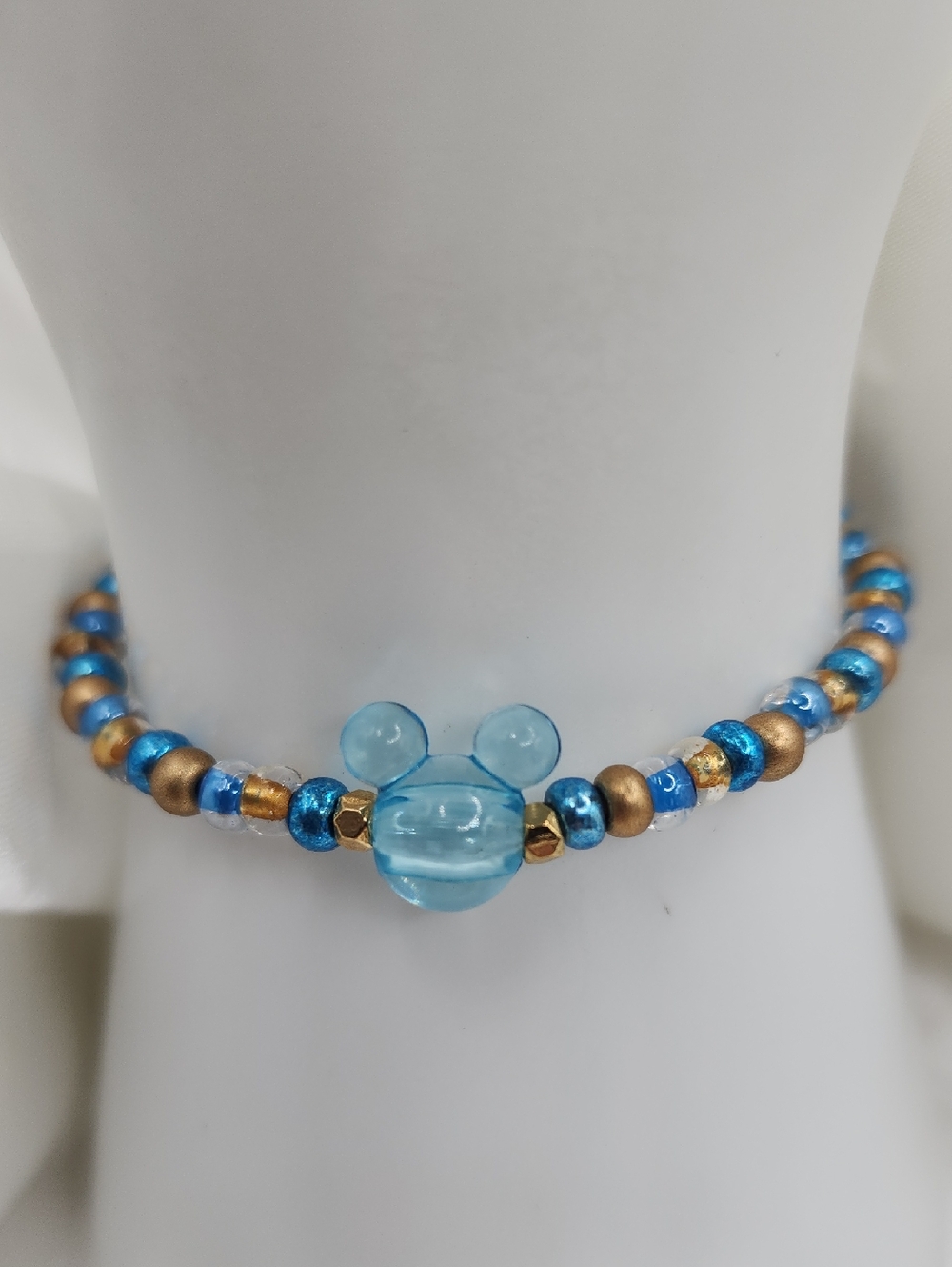 🆕️Cinderella & Mickey Beaded Stretch Bracelet
